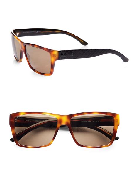 gucci sunglasses tortoiseshell men's|men's gucci tortoise shell sunglasses.